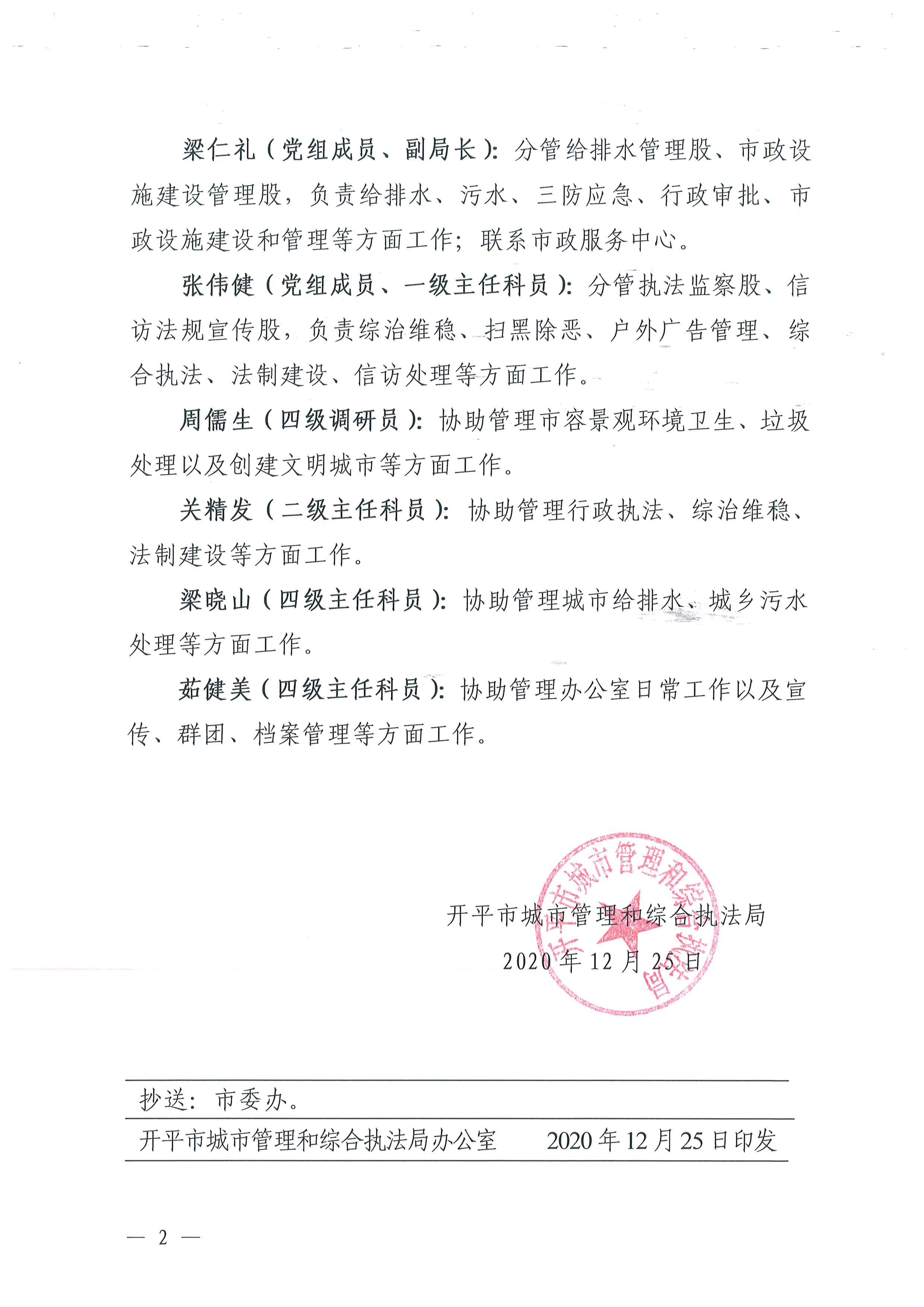 开城管[2020]148号 关于开平市城市管理和综合执法局领导班子成员分工调整的通知 2.jpg
