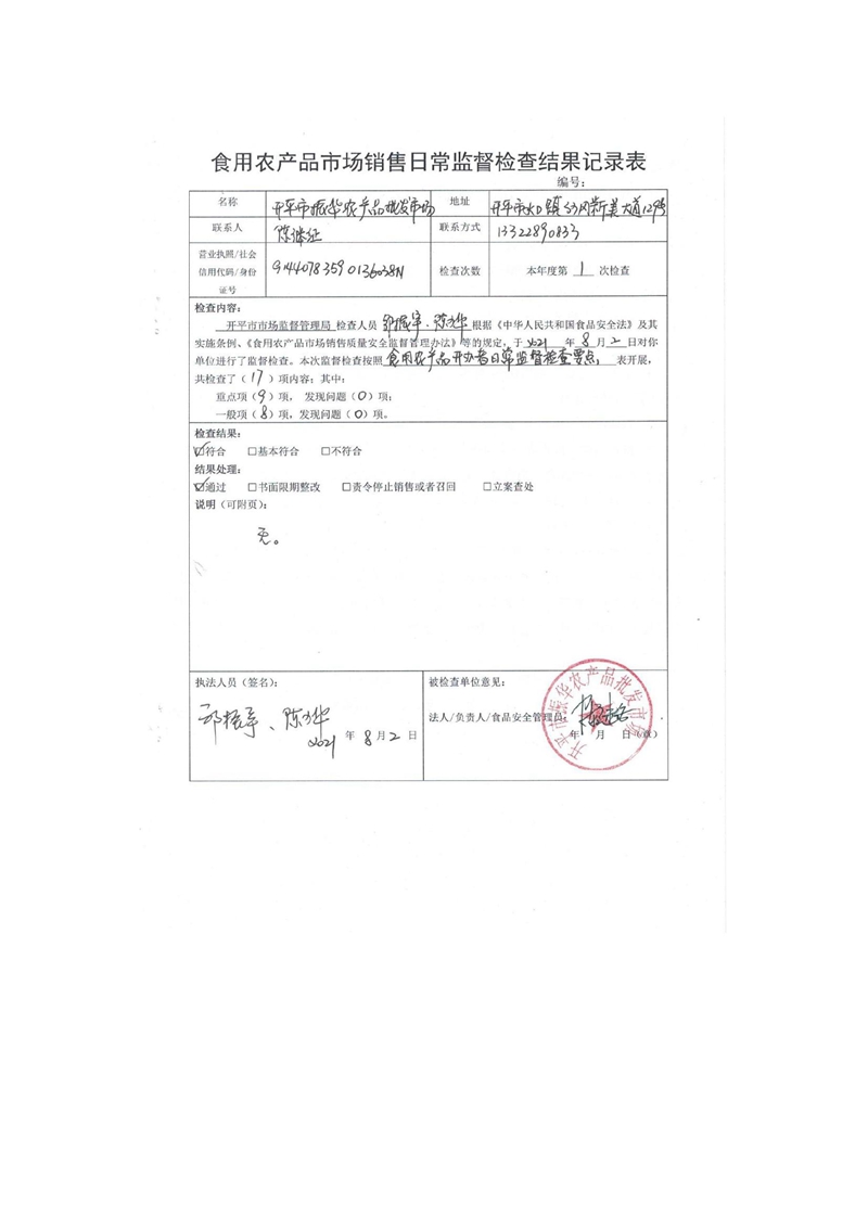 开平市振华农产品批发市场日常食用农产品市场开办者日常监督检查要点表.jpg